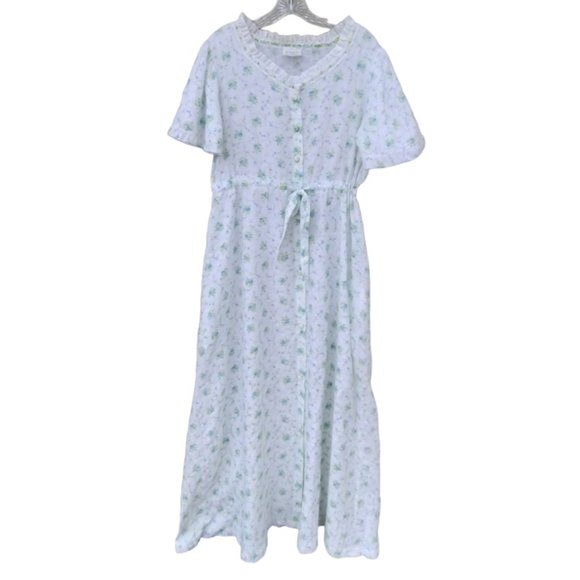 jcpenney Dresses Vtg Jcpenny Floral Misses Robe Cottage Farmhouse